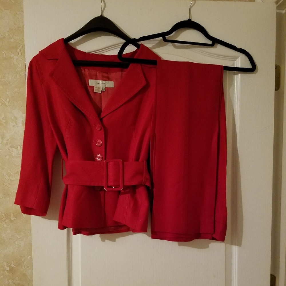 ⭐️⭐️SALE!! Zara Red Belted Suit